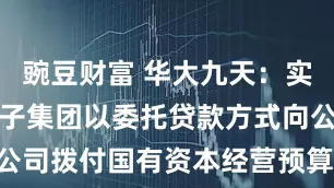 豌豆财富 华大九天：实控人中国电子集团以委托贷款方式向公司拨付国有资本经营预算资金25亿元